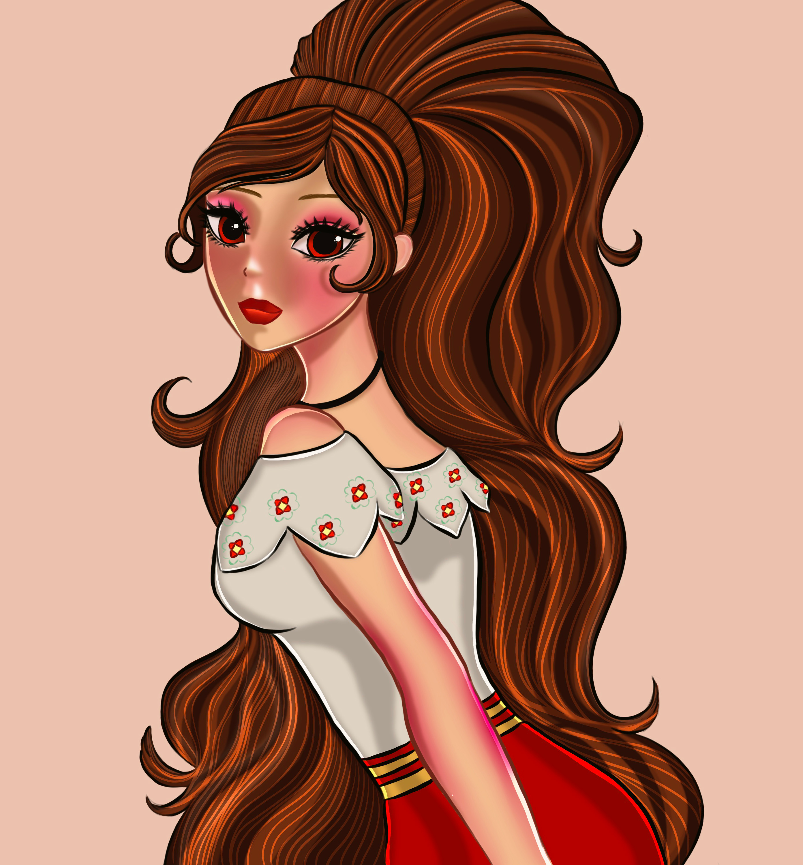 Character Maria from the Book of life fanart